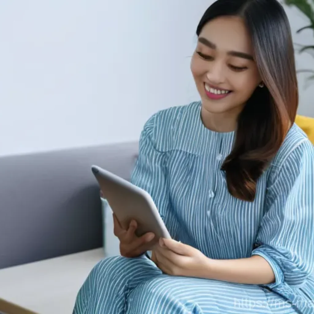 온라인 소비자 트렌드 분석 - The Joy of Seamless Online Shopping at Home**
A diverse Malaysian woman in her late 20s, with a war...